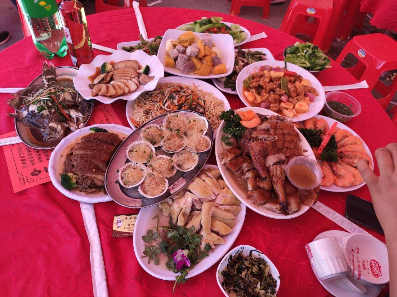 接酒席,招服务员